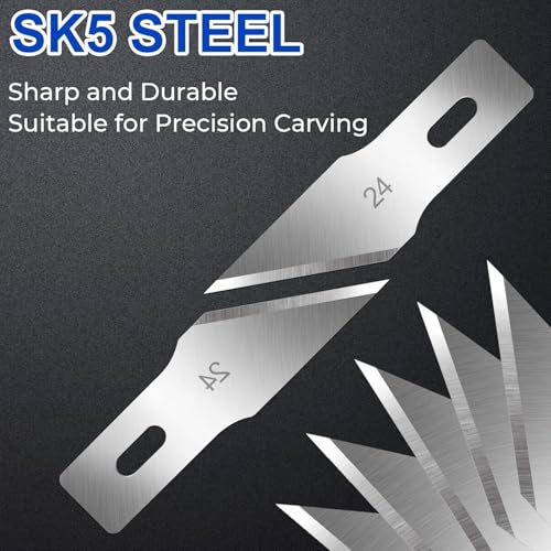 150 PCS Hobby Knife Replacement Blades (150 Count)