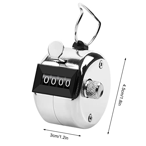 2 Pack Metal Hand Counter Four