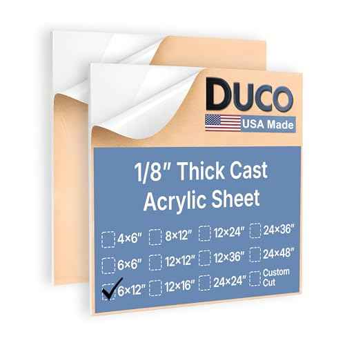 Duco White Cast Acrylic Sheets 1