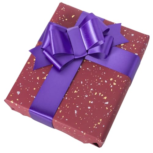 1-1/2 Inch Purple Ribbon 50Yards – Perfect for Gift Wrapping