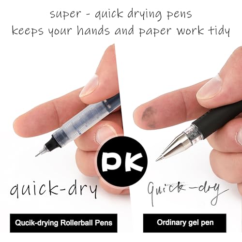 Liquid Ink Rollerball Gel Pens (24 Count)