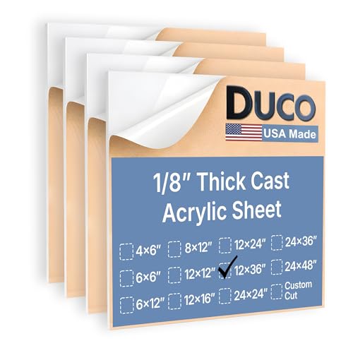 Duco White Cast Acrylic Sheets 1