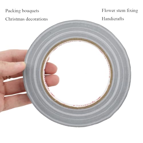Silver 0.5Inch Wide Floral Tape (600 Foot)