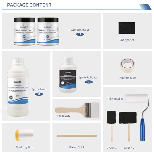 Bright White Marble Countertop Paint Kit (76 Fl Oz)