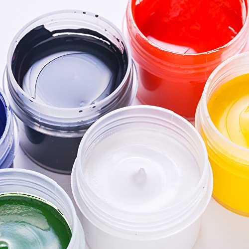 36 Pack 6 OZ Plastic Jars Clear Cosmetic Container with Lids (36 Count)