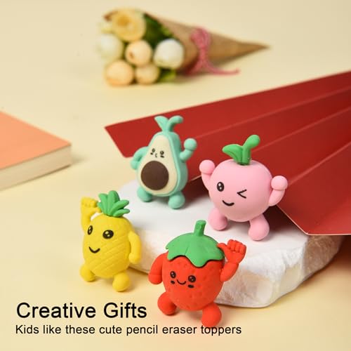 16Pcs Pencil Top Erasers for Kids (16 Count)