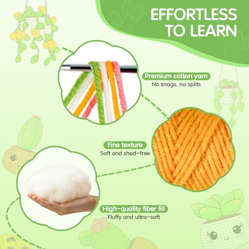 Crochet Kit for Beginners (6 Count)