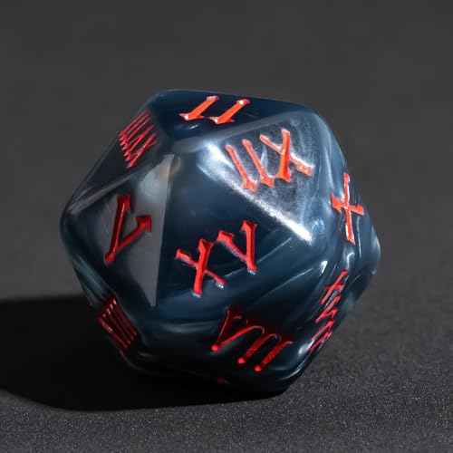 7 Die DND Dice Set Polyhedral Dice Set with a Leather Dice Bag (7 Count)