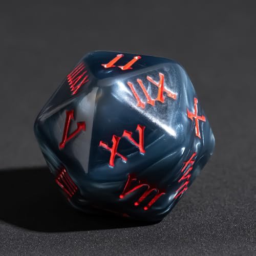7 Die DND Dice Set Polyhedral Dice Set with a Leather Dice Bag (7 Count)