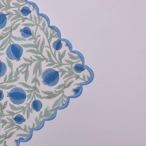 Hand Block Print Cloth Napkins (4 Count)