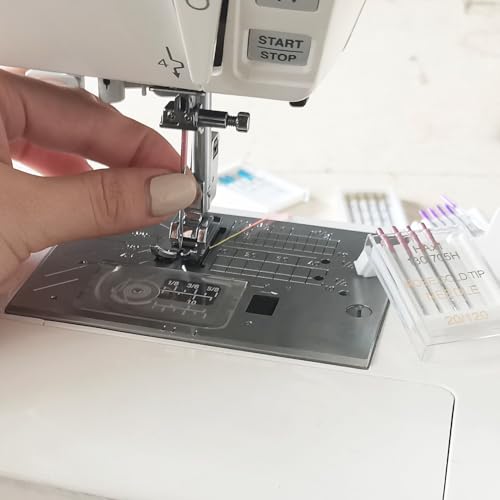 60 Pieces Sewing Machine Needles Universal Regular Point Machine Needles for Home Sewing Machine Compatible with Singer (60 Count)