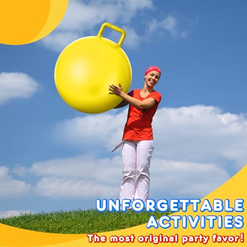 3 Pcs 20 Inch Bouncing Ball with Handle (3 Count)