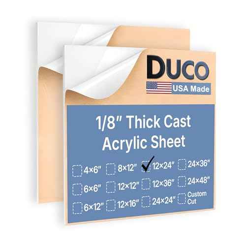 Duco White Cast Acrylic Sheets 1