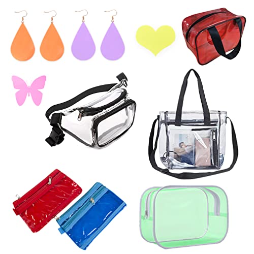 HYANG Grey Transparent PVC Super Clear Holographic Vinyl Faux Leather Sheets 1 Roll 12" x 47"
