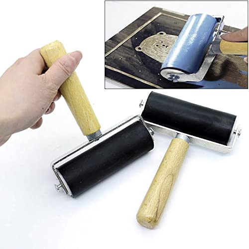 3 Pack Rubber Brayer Roller