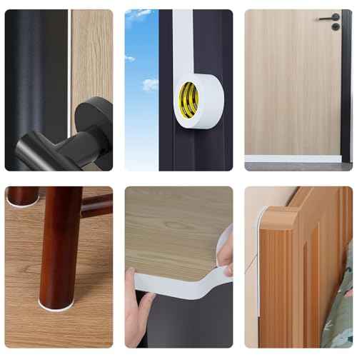 White Foam Tape Weather Stripping Sealing Sponge (9.84 Foot)