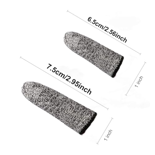 Elfzone 200PCS Finger Cots Cut Resistant Protector