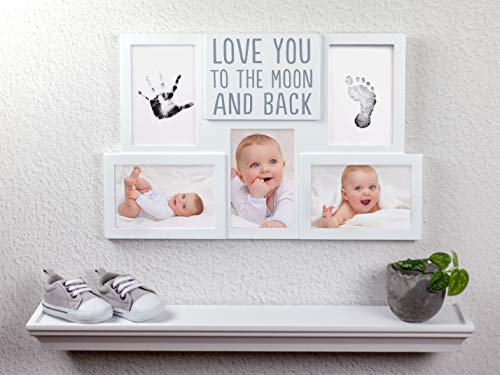 Love You to the Moon and Back Collage Baby Frame