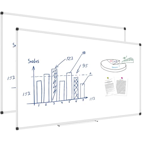 XBoard Magnetic Dry Erase Board 4' x 8' Wall Mounted