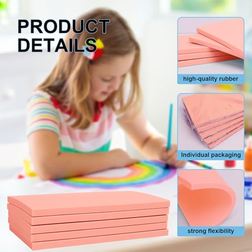 25 Pcs 4"x6" Rubber Carving Blocks (25 Count)