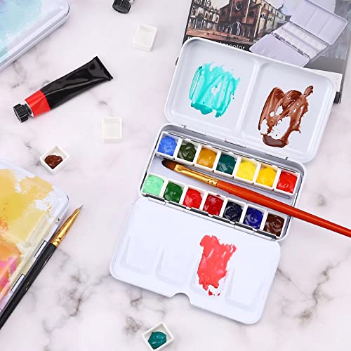 Empty Watercolor Palette
