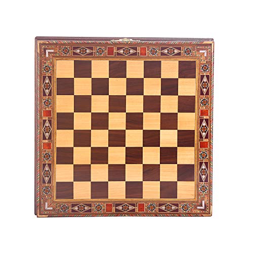 Medieval British Army Antique Copper Metal Chess Set for Adults