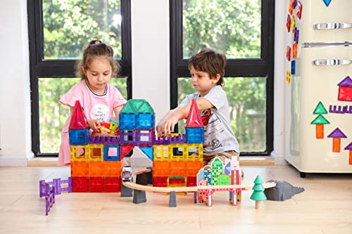 66PCS Premium Polygon Magnetic Tiles Set