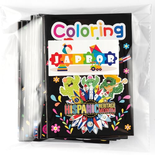 Hispanic Heritage Month Coloring Books (24 Count)