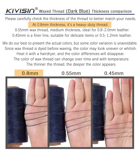 Heavy Duty Round Waxed Thread 0.8mm