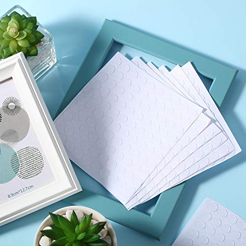 3000 Pcs Double Sided Adhesive Dots Clear Glue Point Tape Stickers Balloon Glue Round Mini No Traces Adhesive Sticker Dot Sticker for Classroom Decor Craft DIY Office (3000 Count)