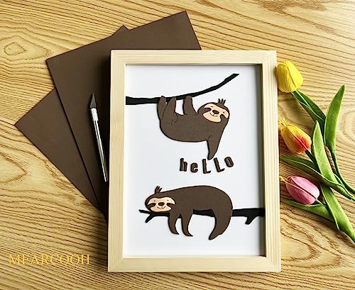 Brown Foam Sheets Crafts 9x12 Inch 2mm Eva Color Craft Foam Paper for Crafts Project Preschoolers Classroom Scrapbooking DIY Cosplay (1080 sq inch)