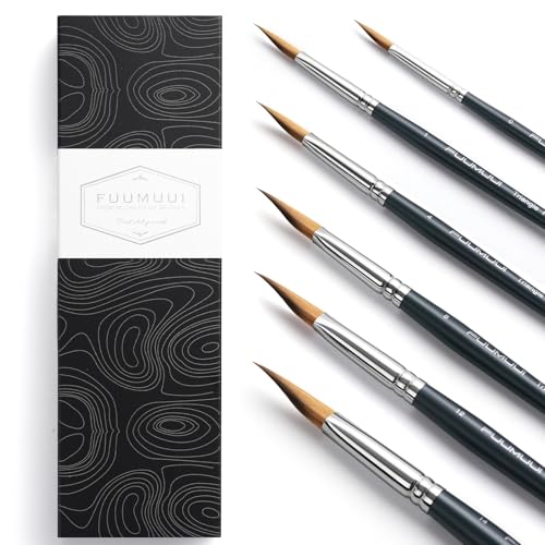 Triangle Wedge Paint Brushes Set