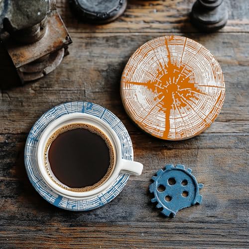 Tree Rings Polymer Clay Texture Sheets Tree Pattern Silicone Texture Stamp Clay Texture Mat Modeling Pattern Pad Sheets for Jewelry and Earrings Tools