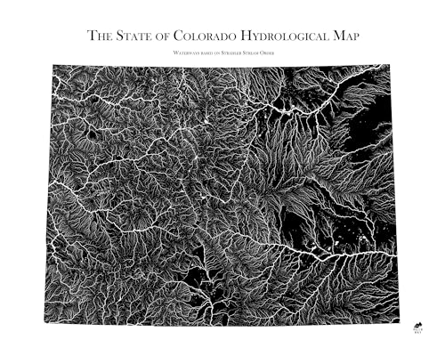 Hydrological River Map of Colorado