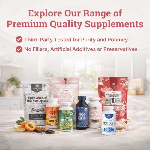 Freshwater Pearl Powder Supplement for Skin (120 Count)