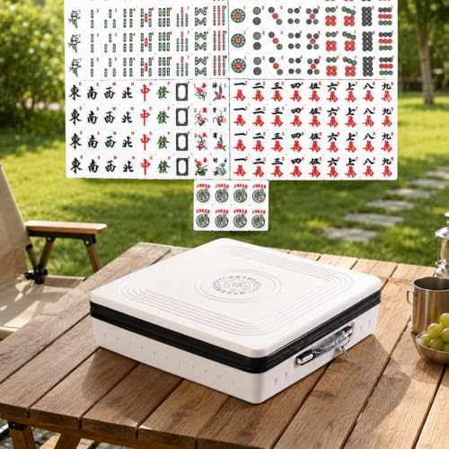 Portable Automatic Mahjong Table (152 Count)