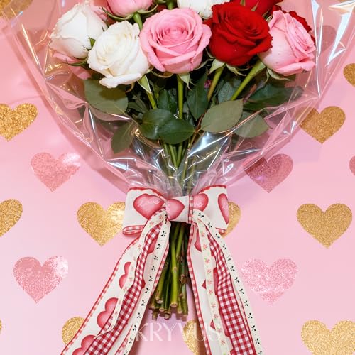 Red Flower Cotton Ribbon 3 (36 Foot)