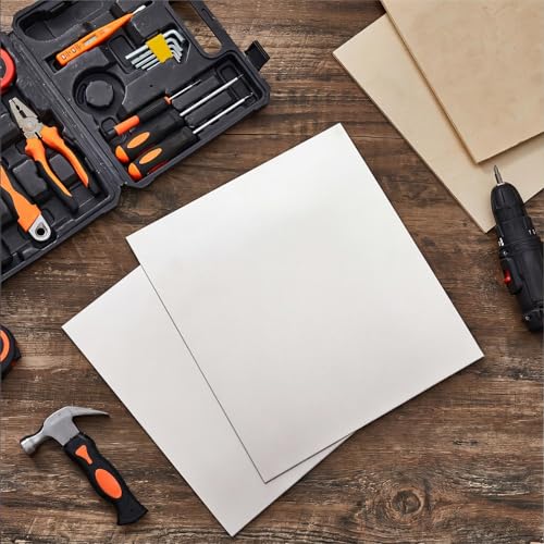 1 Pack 5052 Aluminum Sheet Metal 12" x 12" Aluminum Plate 1 (2 Count)
