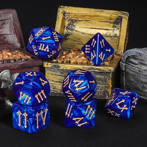 5 Sets Polyhedral Dice (35 Count)
