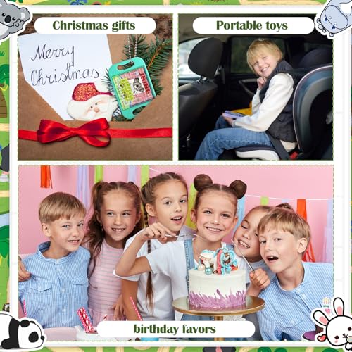 24 Pcs Mini Maze Puzzle Bulk for Kids Hawaii Party Favors Small Maze Cubes Game Educational Handheld Puzzle Travel Games Back to School Classroom Exchange Gift for Student (24 Count)