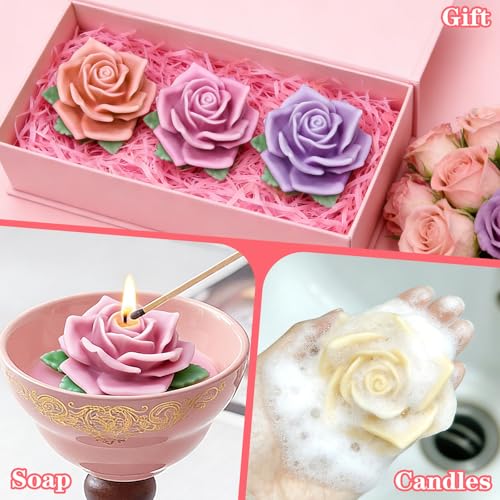 Rose Candle Molds