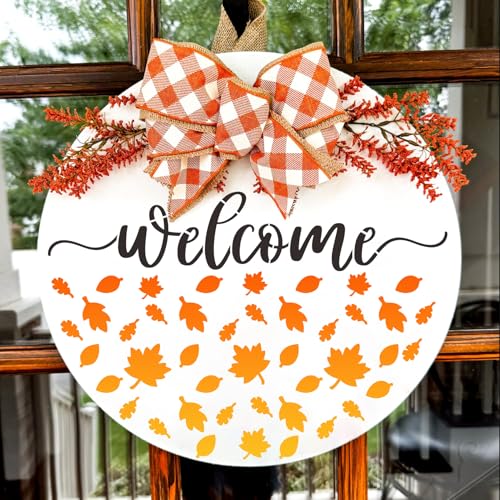 Welcome Stencils for Painting on Wood Welcome Stencil for Crafts Reusable (22 Count)