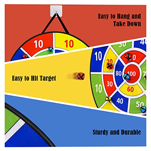 29" Dart Board Games for Kids (24 Count)