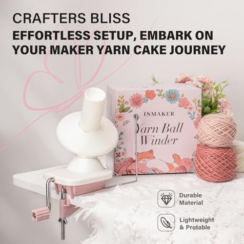 Yarn Winder Ball Winder for Crocheting Yarn Spinner for Knitting