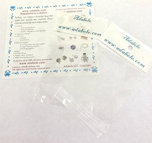 20pcs Adabele Authentic Sterling Silver Flat Headpin Head Pins 25mm (1 inch) Hypoallergenic for DIY Craft Jewelry Making (Wire 0.4mm/26 Gauge) SS3-25