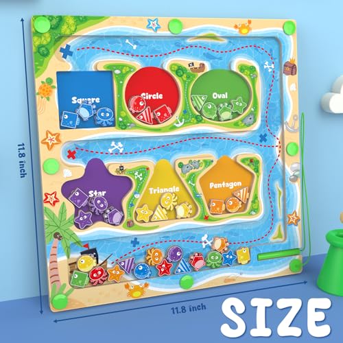 Magnetic Color & Shape Maze (36 Count)
