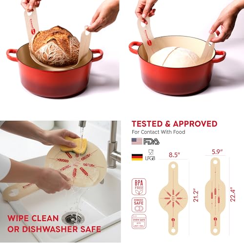 Sourdough Starter Kit with Round & Oval Banneton Proofing Baskets
