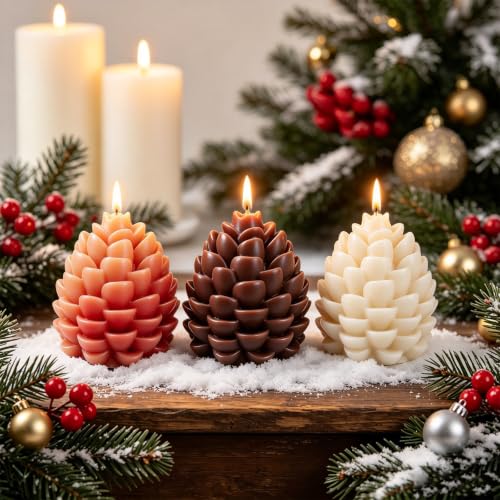 Pinecone Candle Mold
