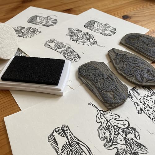 4Pcs 2X2" Rubber Carving Blocks (4 Count)