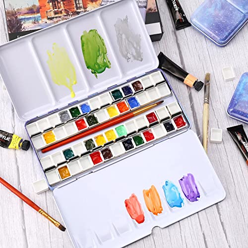 Empty Watercolor Palette